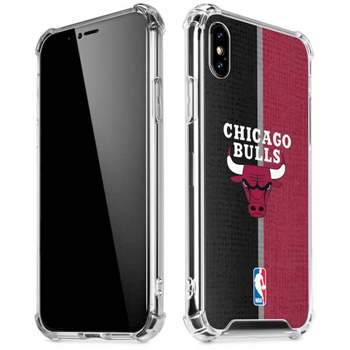 NBA Chicago Bulls Canvas iPhone XS Max Clear Case